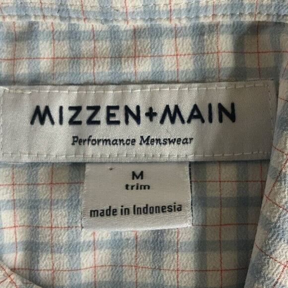 Mizzen + Main Leeward Shirt Mens Size Medium Performance Menswear Long Sleeve - Picture 5 of 6